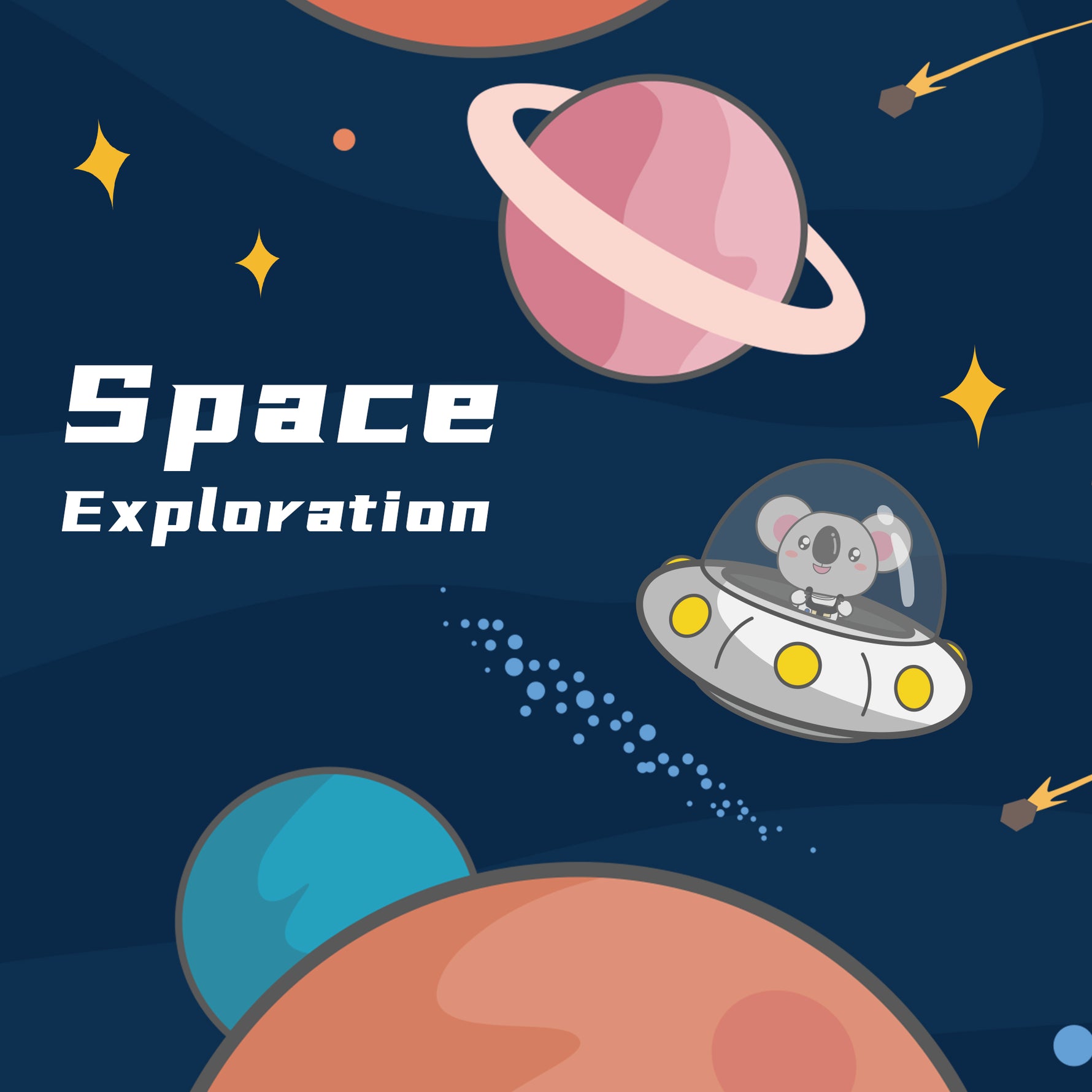 Little Koala Story 3--Exploración espacial