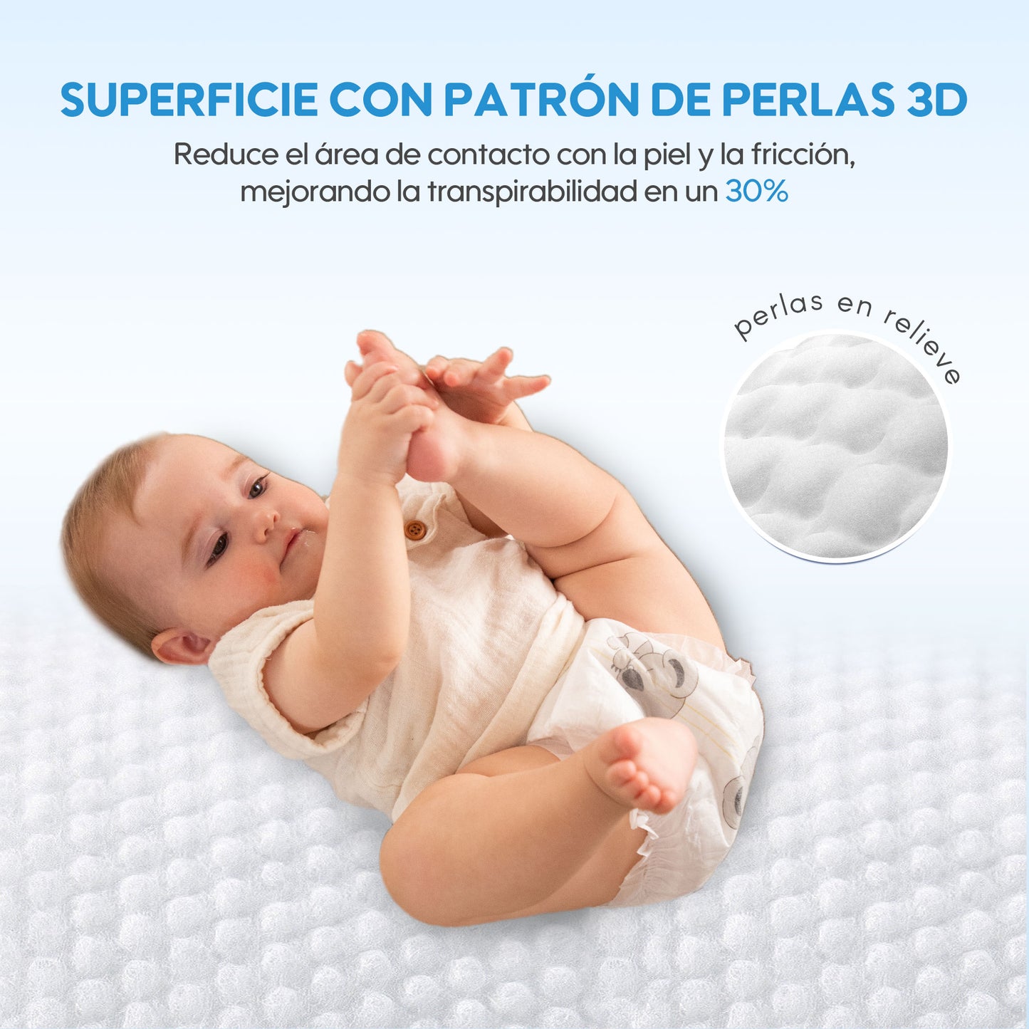 Pañales desechables para bebés Comfort Care Premium Natural（XG）