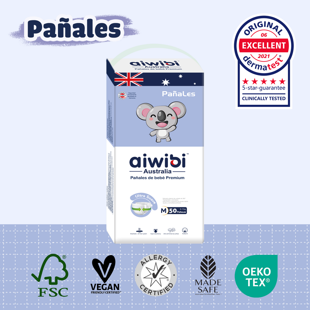 Pañales desechables para bebés ecológicos premium Comfort Care (M)