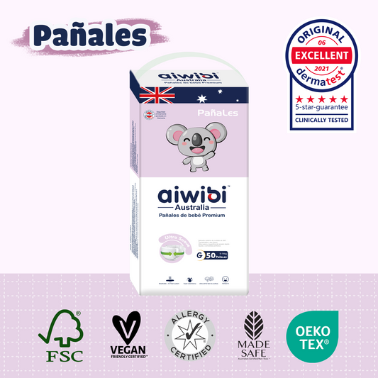 Pañales desechables para bebés ecológicos premium Comfort Care (G)